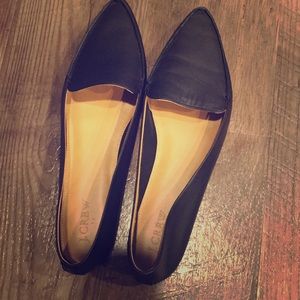 JCrew 100% leather Loafers, worn once!